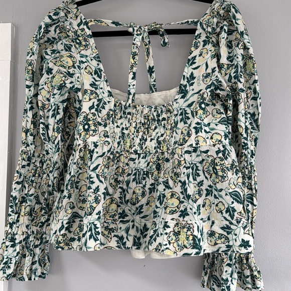 Anthropologie Pilcro Long-Sleeve Babydoll Top size XL - Picture 5 of 10